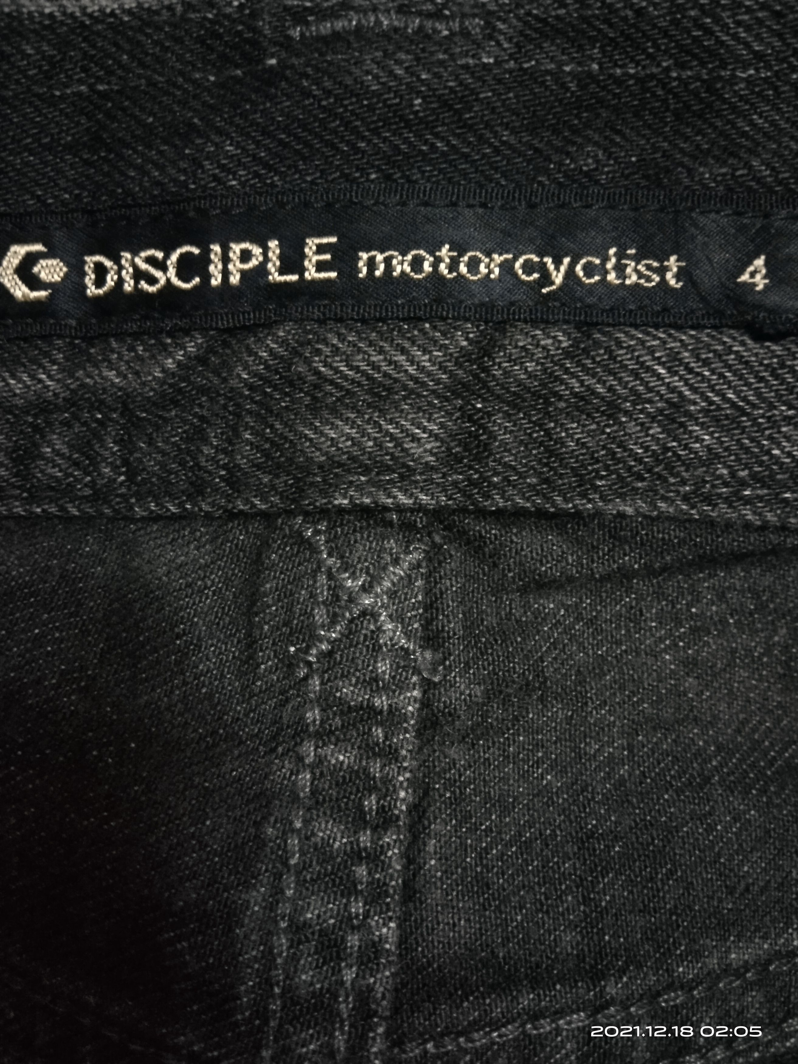 Other DiSTRESSED WASHED BLACK JAPAN DISCIPLE MOTORCYCLIST 4 Size US 32 / EU 48 - 8 Thumbnail