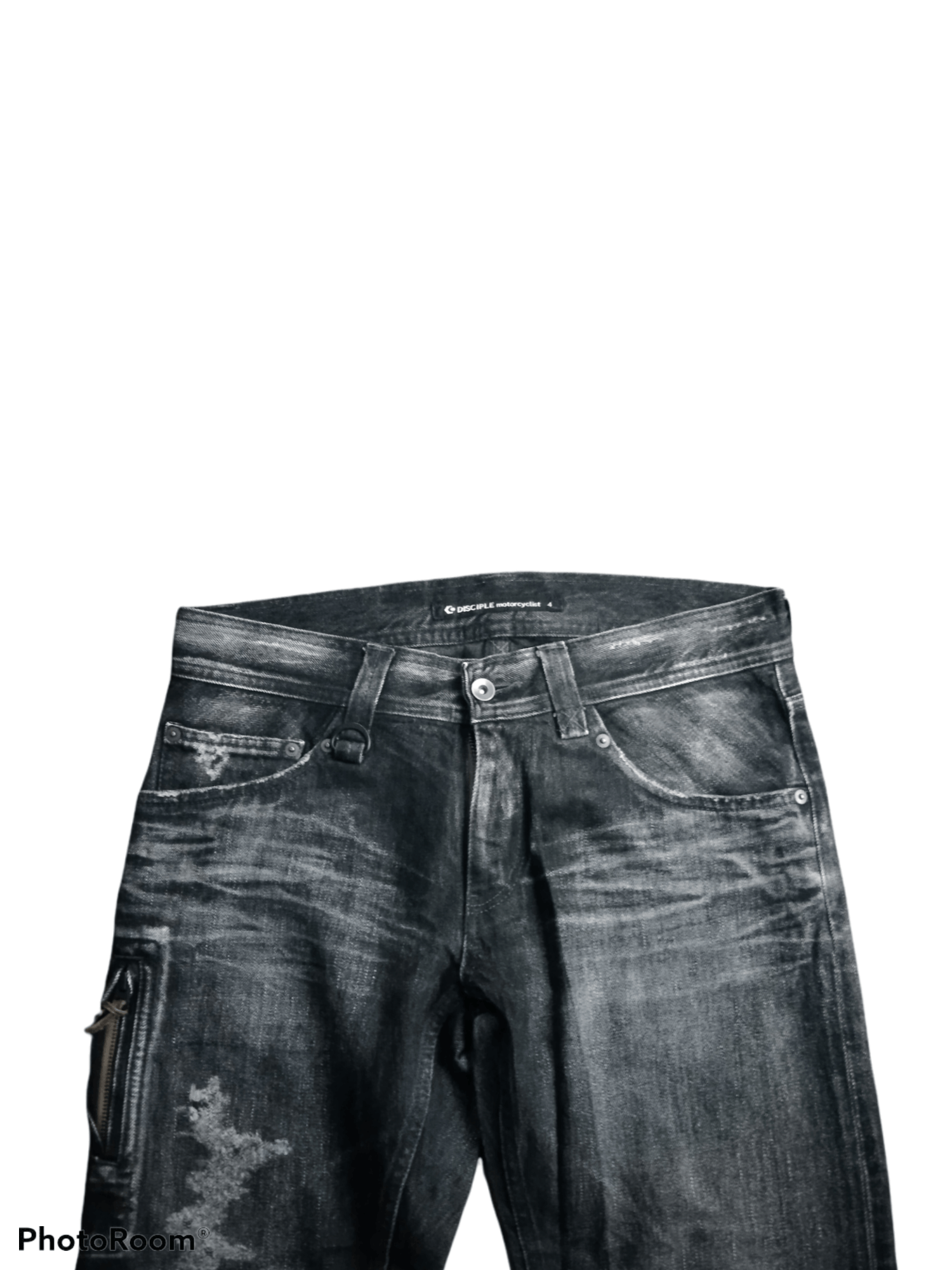 Other DiSTRESSED WASHED BLACK JAPAN DISCIPLE MOTORCYCLIST 4 Size US 32 / EU 48 - 3 Thumbnail