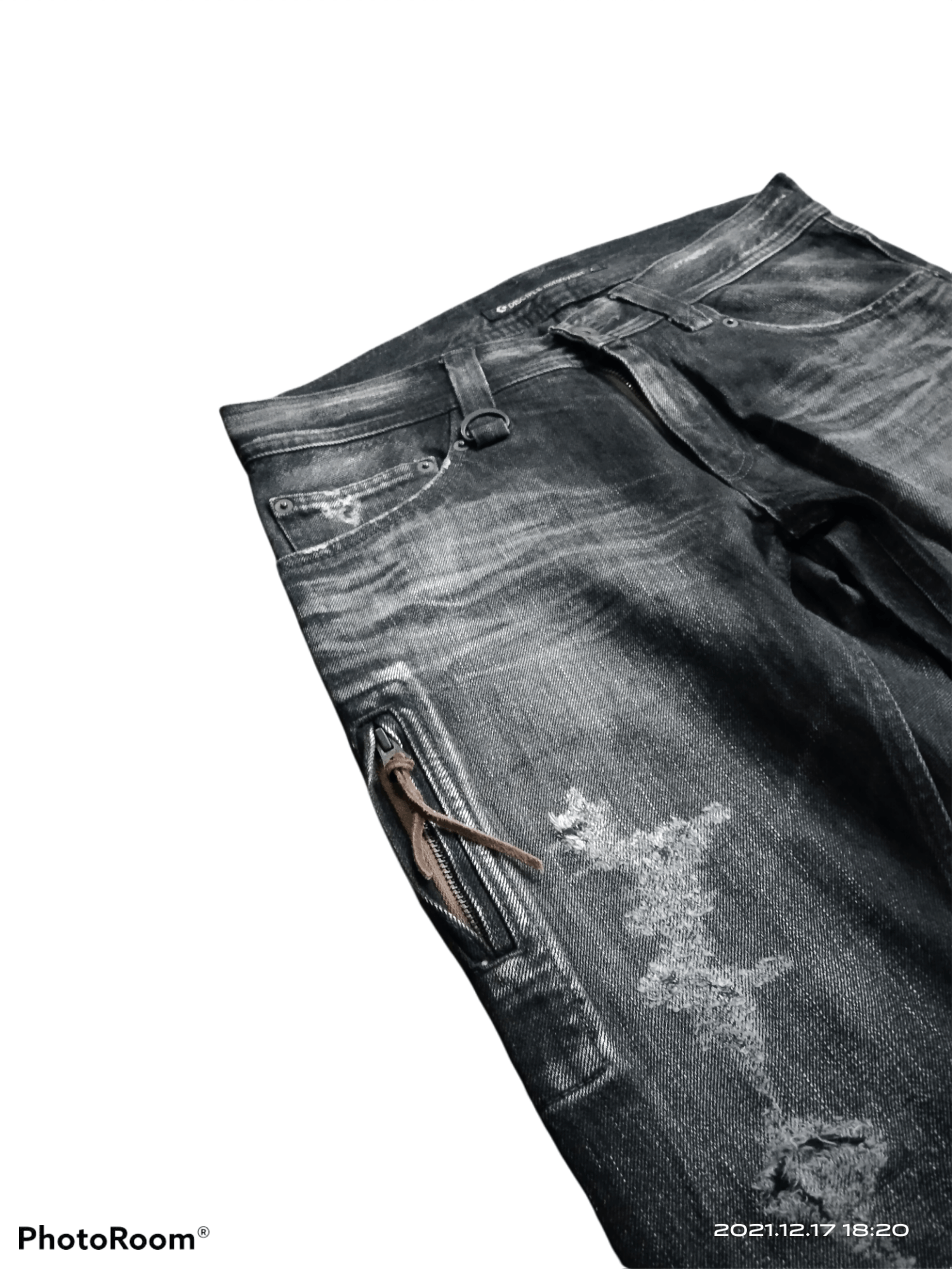 Other DiSTRESSED WASHED BLACK JAPAN DISCIPLE MOTORCYCLIST 4 Size US 32 / EU 48 - 5 Thumbnail