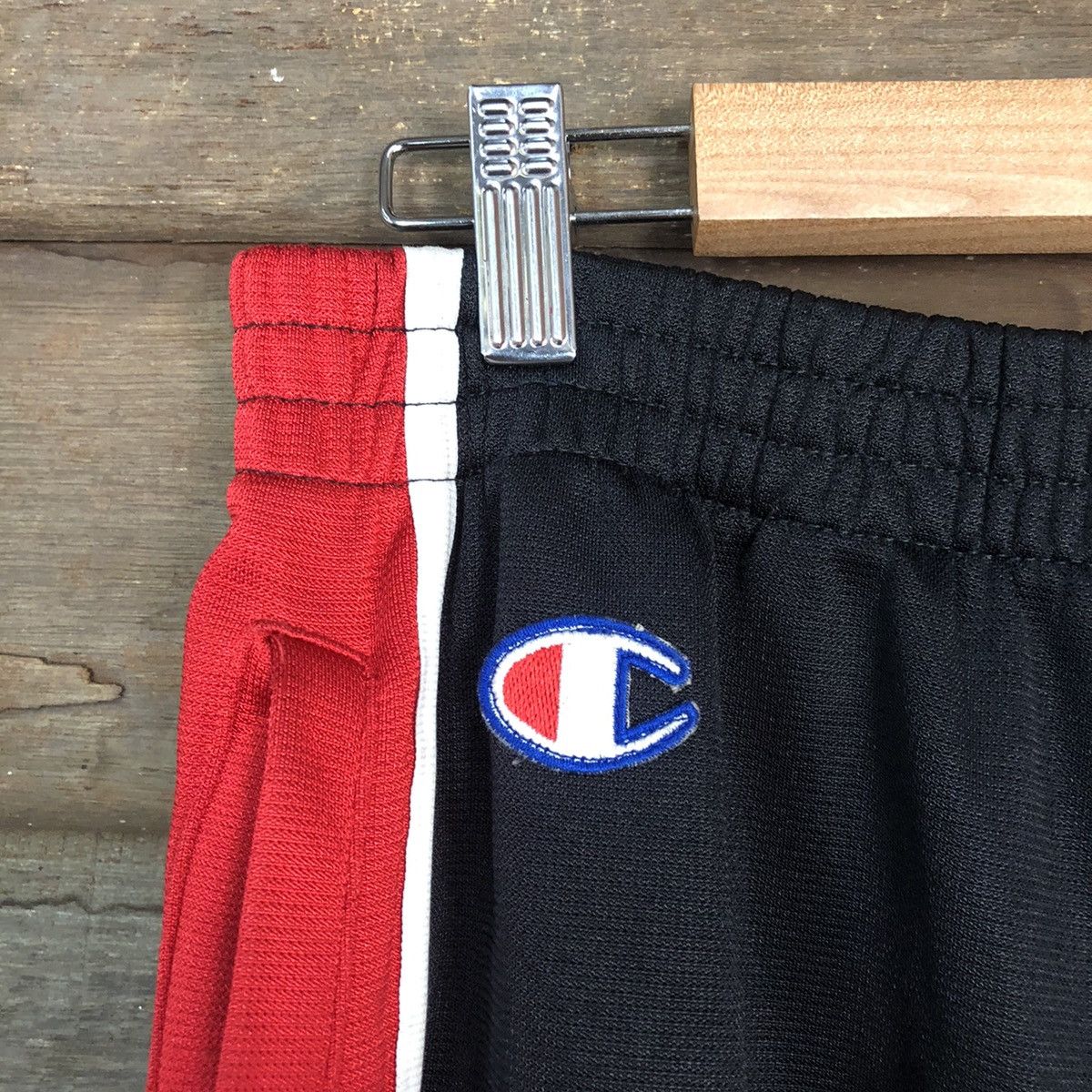 Champion DLL Champion Black Stripe Red Joggers Pants #1367 Size US 28 / EU 44 - 8 Thumbnail