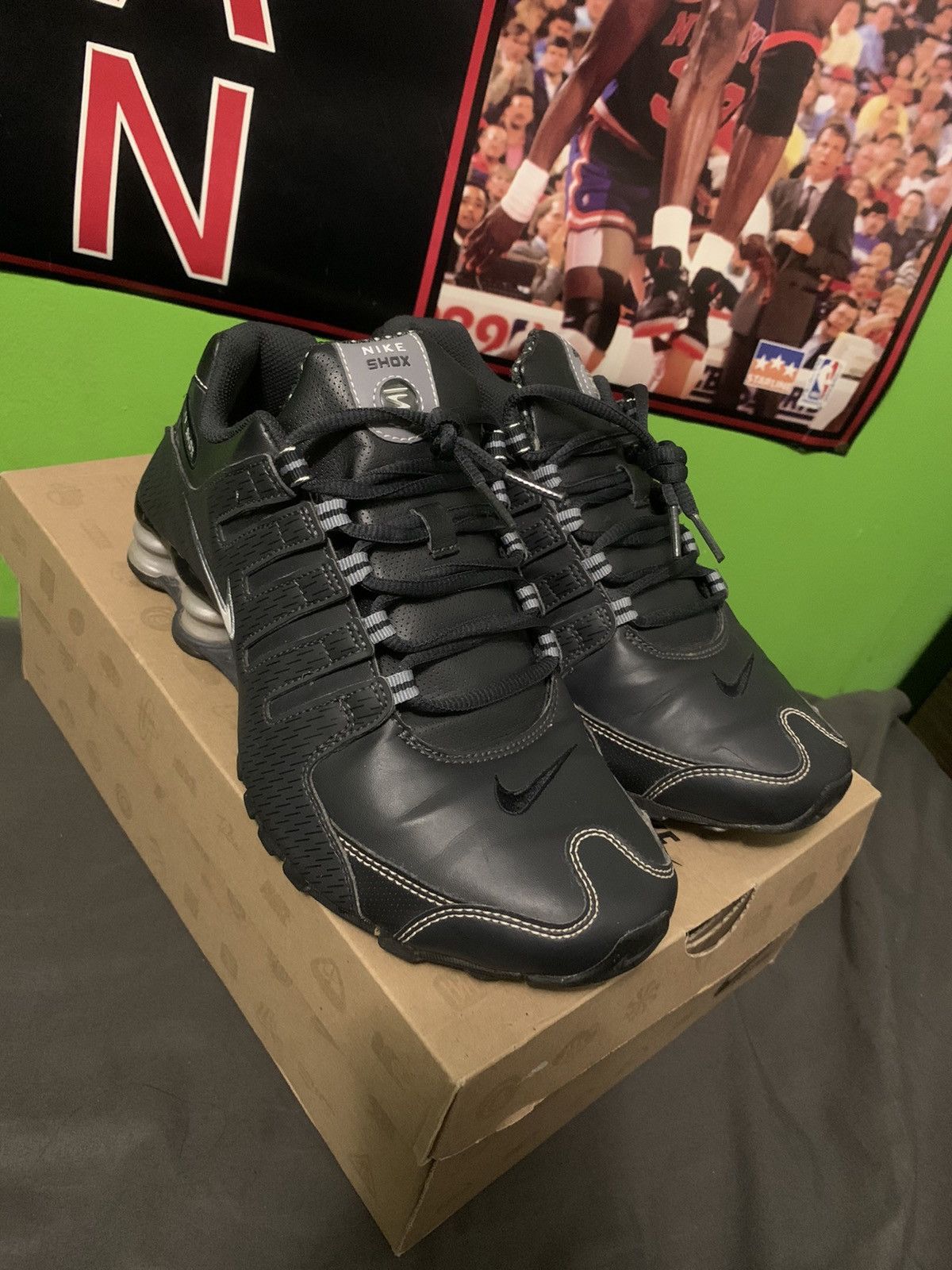 Nike × Vintage NIKE SHOX NZ Stealth Grey Size US 7 / EU 40 - 3 Thumbnail