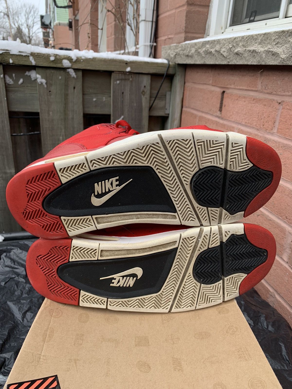 Nike Air Flight 89 University Red | Black Size US 12 / EU 45 - 5 Thumbnail