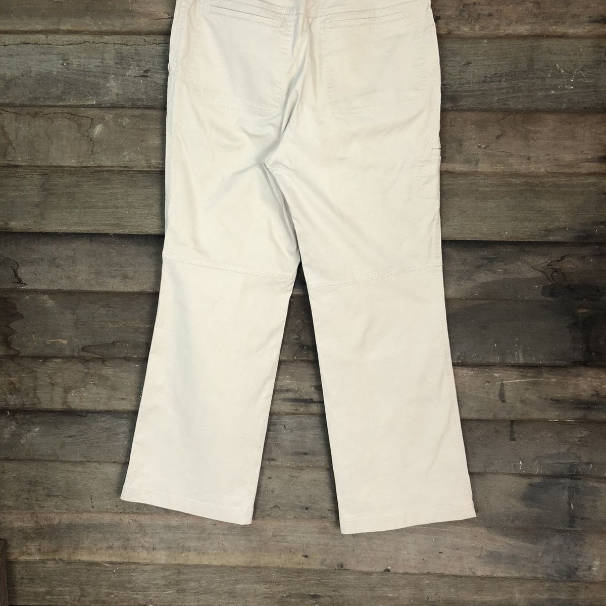 Japanese Brand DLL Lanvin Cream Cargo Multipocket Pants #1361 Size 28" / US 6 / IT 42 - 10 Thumbnail