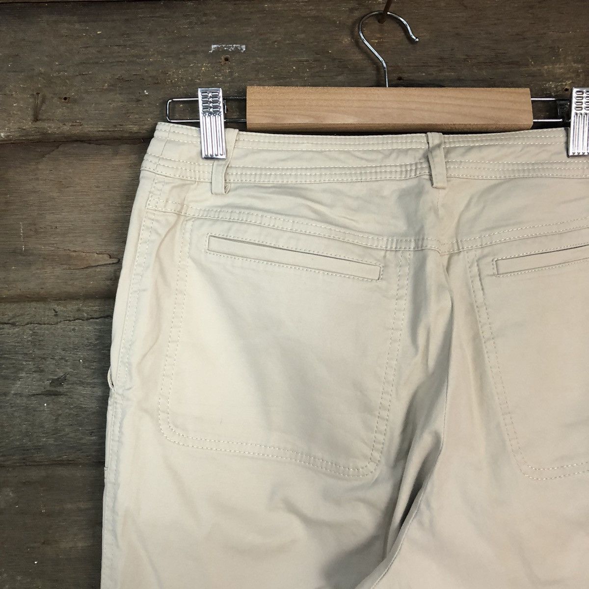 Japanese Brand DLL Lanvin Cream Cargo Multipocket Pants #1361 Size 28" / US 6 / IT 42 - 11 Thumbnail