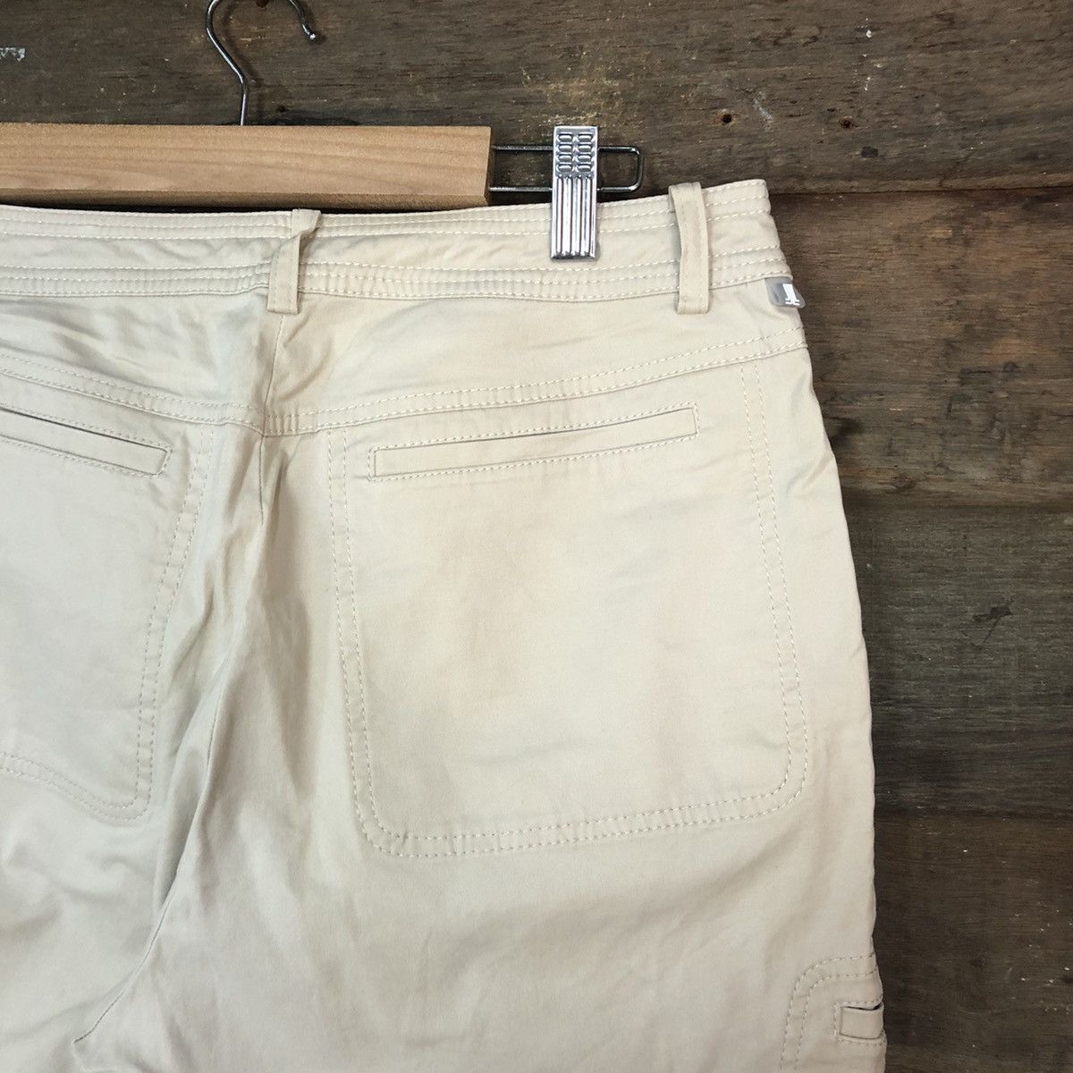 Japanese Brand DLL Lanvin Cream Cargo Multipocket Pants #1361 Size 28" / US 6 / IT 42 - 12 Thumbnail