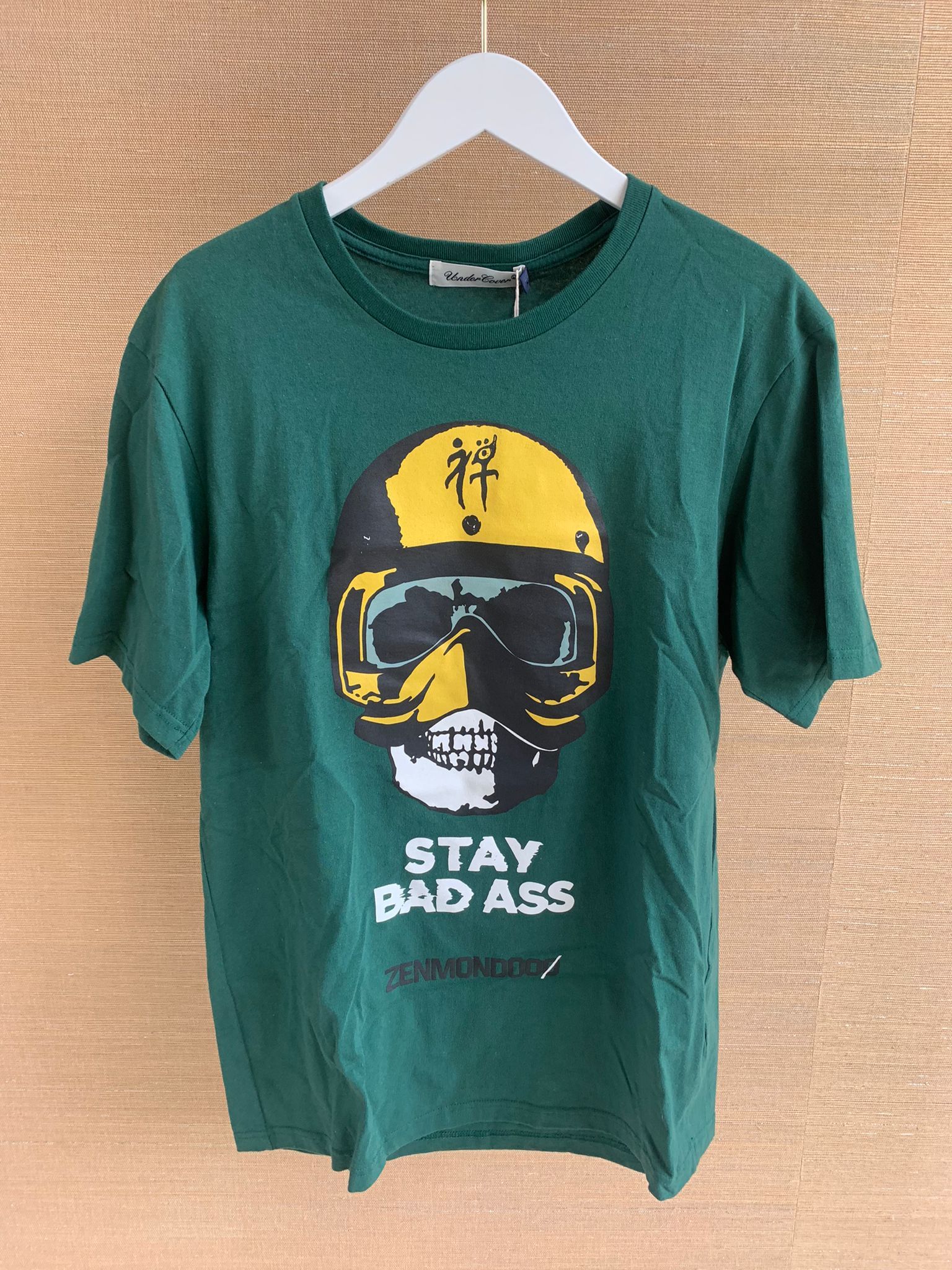 Pre-owned Undercover Stay Badass Tee In Green