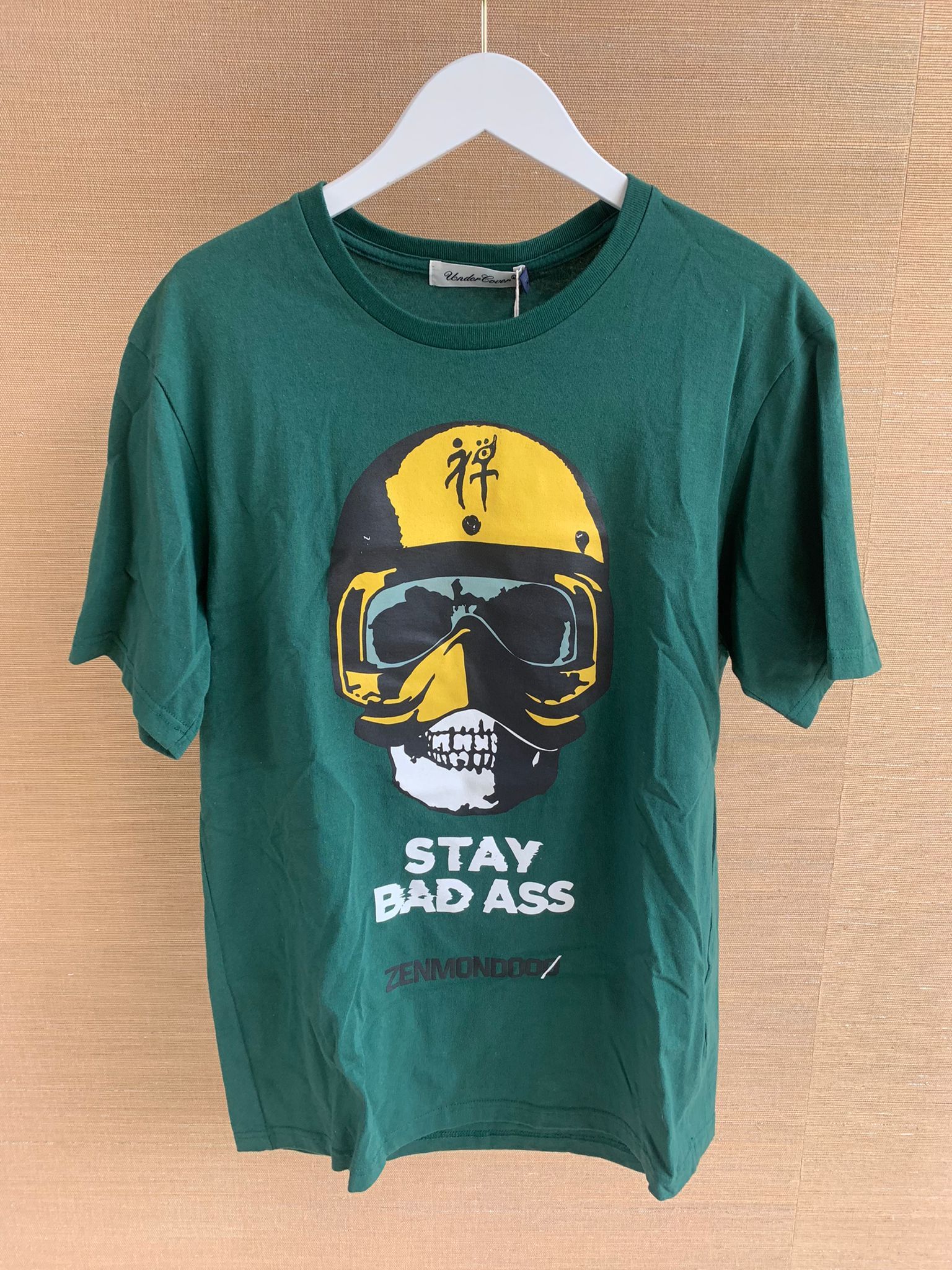 image of Undercover Stay Badass Tee In Green, Men's (Size Large)