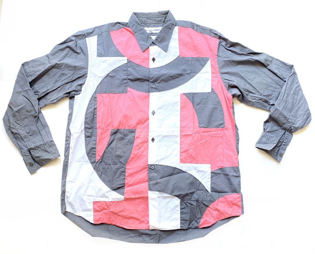 Comme des Garcons Patch work Oversize Shirt Size US S / EU 44-46 / 1 - 1 Thumbnail