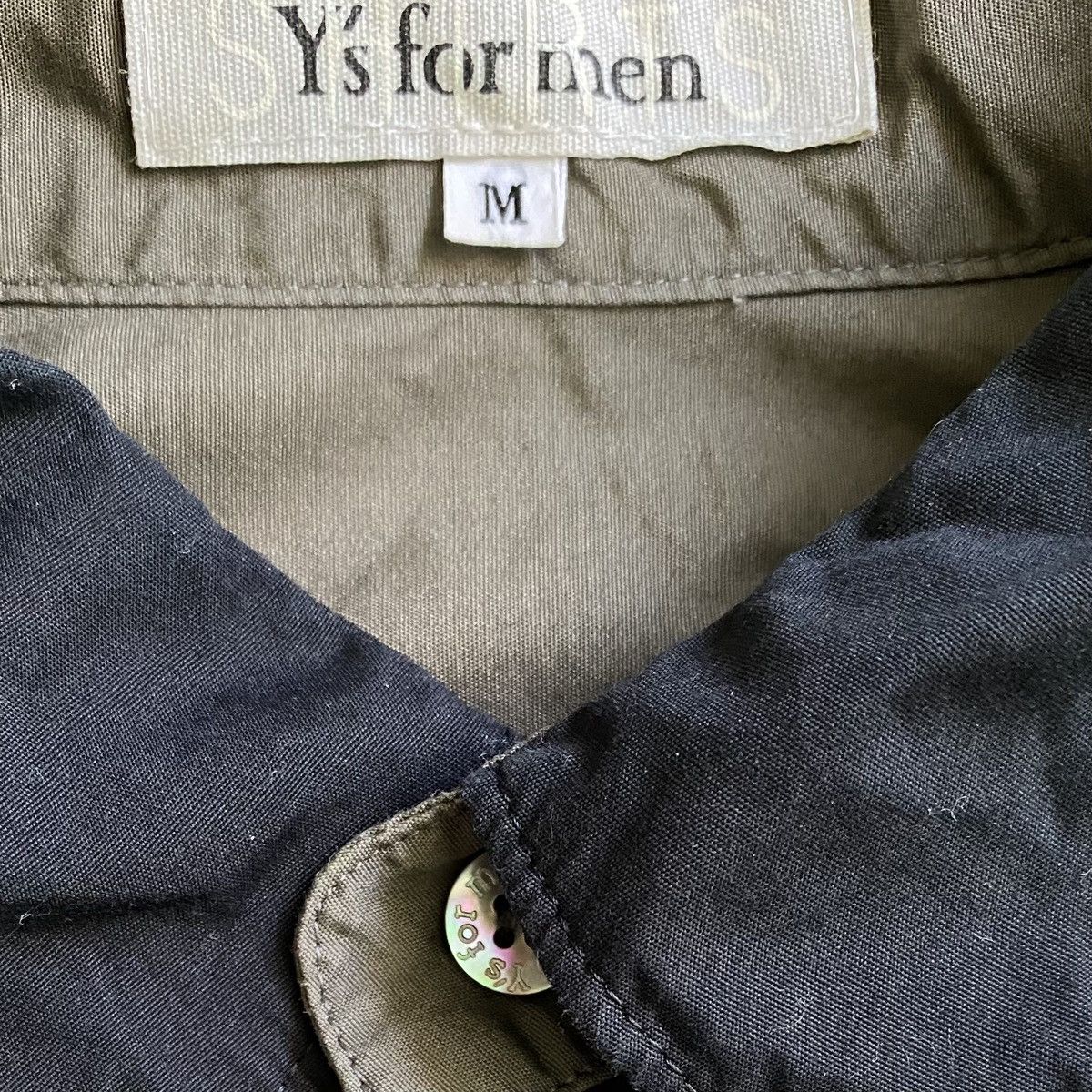 Yohji Yamamoto Y’s Shirt For Men Color Block Size US M / EU 48-50 / 2 - 3 Thumbnail