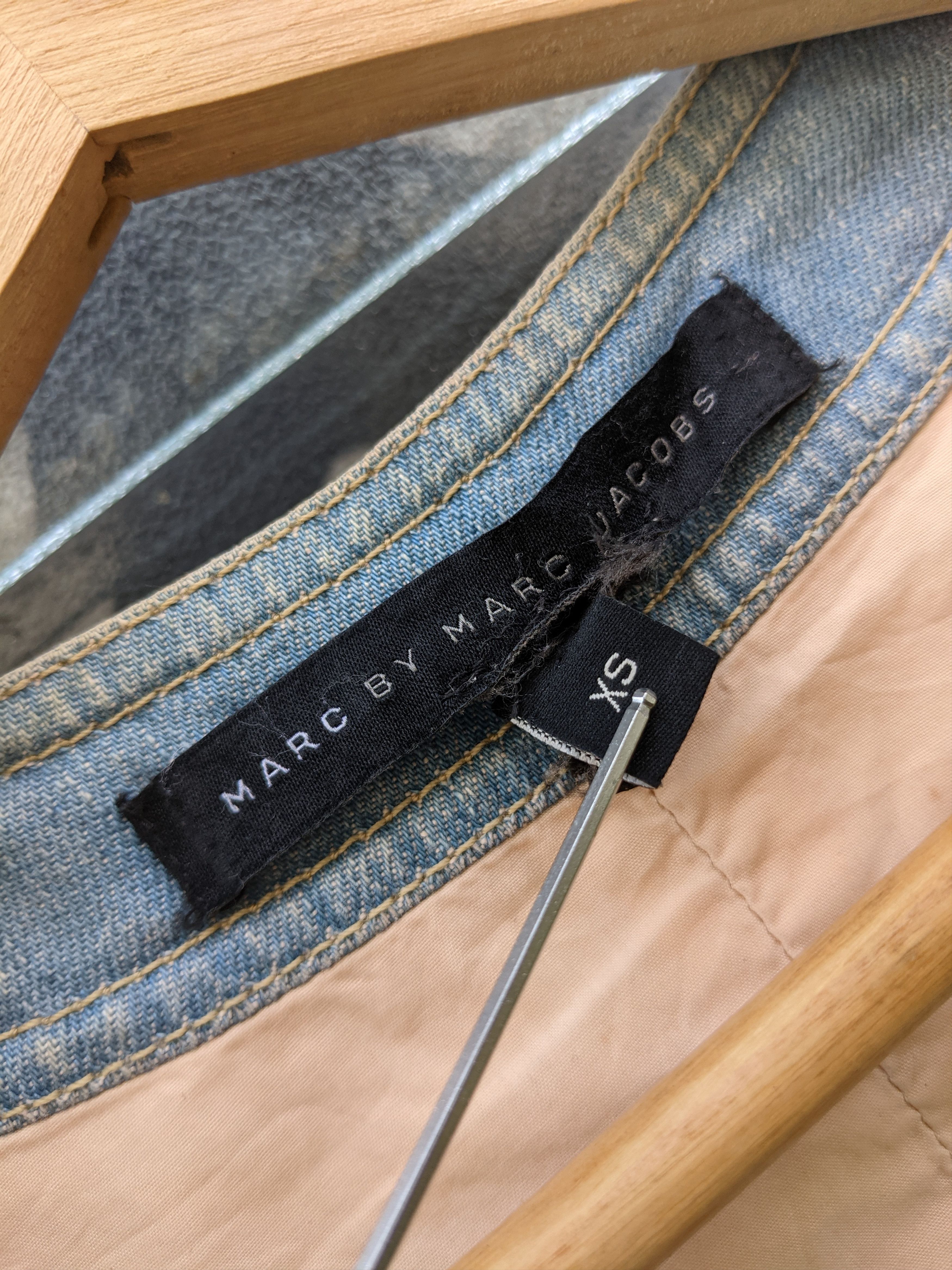 Marc Jacobs ⚡️Steals⚡️Marc Jacobs Denim Vest Buckle Back Size US XS / EU 42 / 0 - 7 Thumbnail