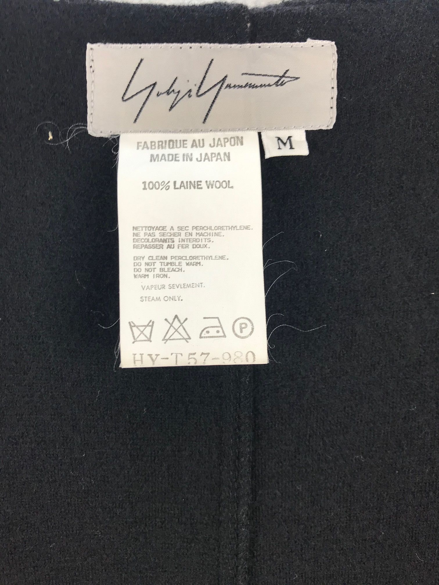 Yohji Yamamoto Yohji Yamamoto Wool Hoodies Jacket Size US M / EU 48-50 / 2 - 6 Thumbnail