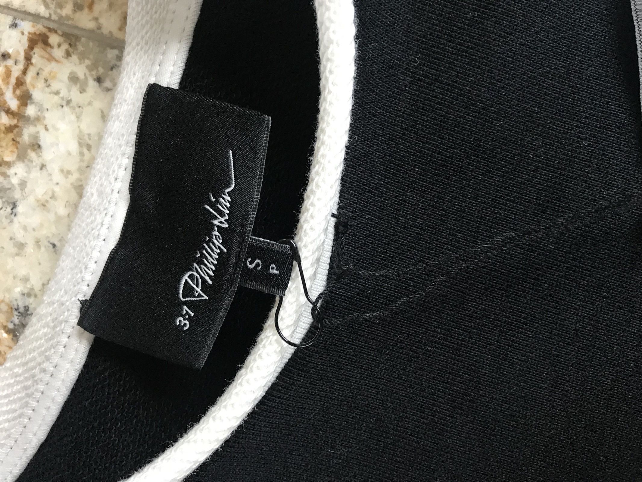 3.1 Phillip Lim LS Roll Edge Zip All The Way French Terry Sweater In Black Size US M / EU 48-50 / 2 - 7 Thumbnail