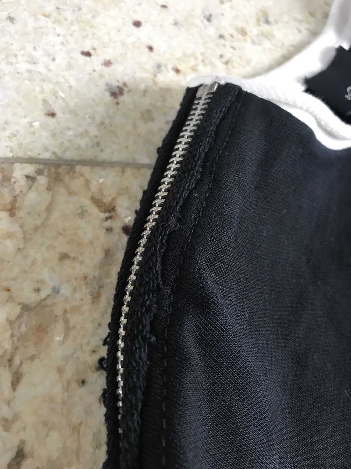 3.1 Phillip Lim LS Roll Edge Zip All The Way French Terry Sweater In Black Size US M / EU 48-50 / 2 - 11 Thumbnail