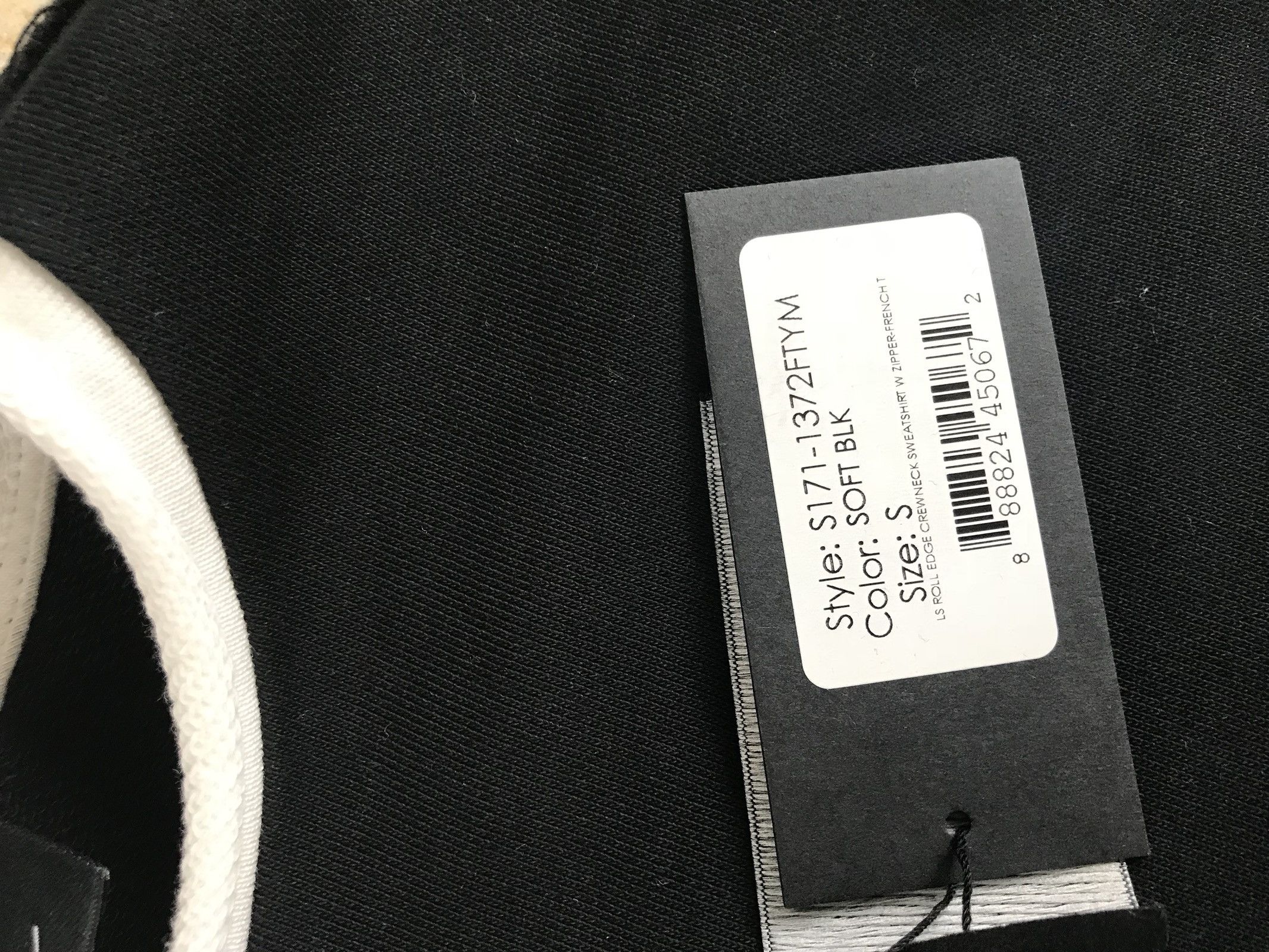 3.1 Phillip Lim LS Roll Edge Zip All The Way French Terry Sweater In Black Size US M / EU 48-50 / 2 - 8 Thumbnail
