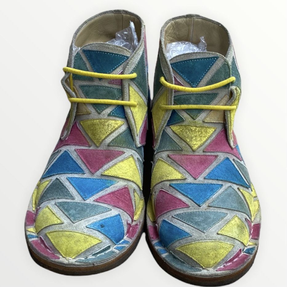 Comme des Garcons Runway Vintage FW01 Patchwork Chukka Boots Size US 9 / EU 42 - 6 Thumbnail
