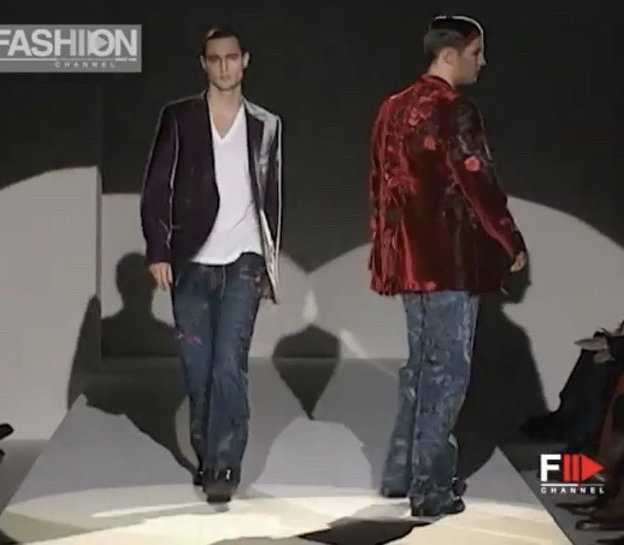 Gucci Fall99 AD And Runway Floral Embroiled Denim Size US 32 / EU 48 - 11 Thumbnail