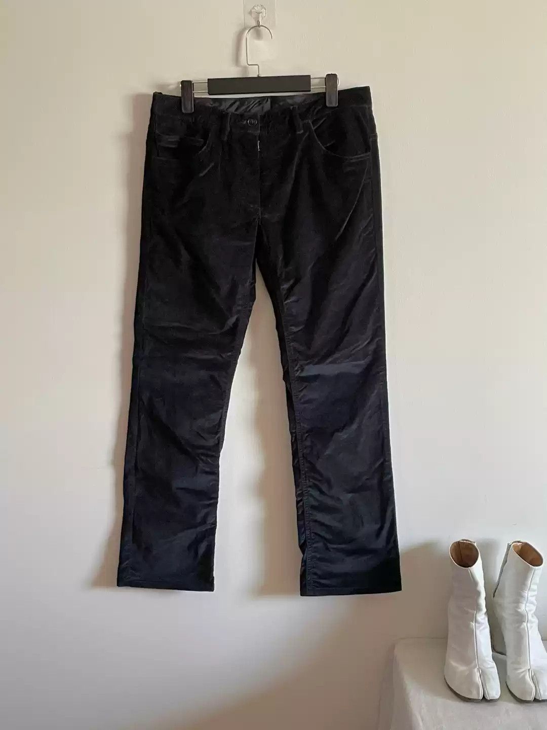 Maison Martin Margiela 07fw self-period velvet flared pants