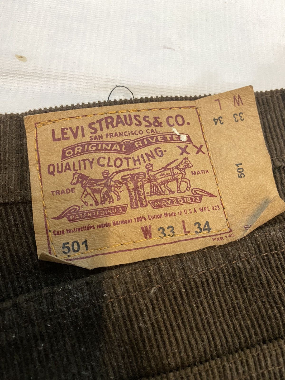 Levi's × Vintage Levis 501 Corduroy Pant Size US 32 / EU 48 - 12 Thumbnail