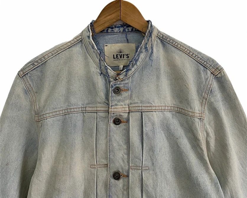 Levi's Made & Crafted × Levi's Vintage Clothing × Vintage 🔥 SAMPLE LEVI’S 90s DISTRESSED CUT DENIM TRUCKER JACKET Size US M / EU 48-50 / 2 - 5 Thumbnail