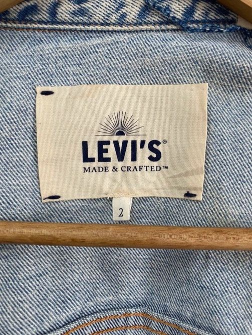Levi's Made & Crafted × Levi's Vintage Clothing × Vintage 🔥 SAMPLE LEVI’S 90s DISTRESSED CUT DENIM TRUCKER JACKET Size US M / EU 48-50 / 2 - 12 Thumbnail