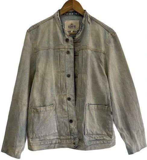 Levi's Made & Crafted × Levi's Vintage Clothing × Vintage 🔥 SAMPLE LEVI’S 90s DISTRESSED CUT DENIM TRUCKER JACKET Size US M / EU 48-50 / 2 - 2 Thumbnail