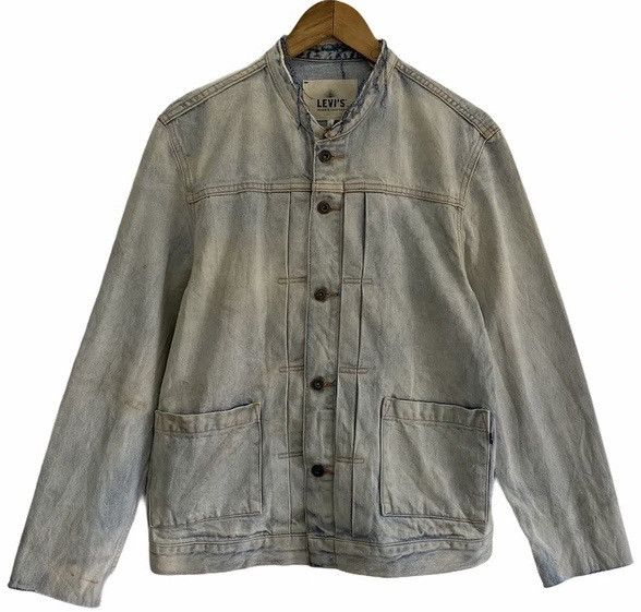 Levi's Made & Crafted × Levi's Vintage Clothing × Vintage 🔥 SAMPLE LEVI’S 90s DISTRESSED CUT DENIM TRUCKER JACKET Size US M / EU 48-50 / 2 - 1 Thumbnail