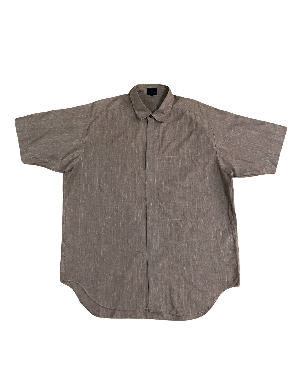 Issey Miyake Vintage Issey Miyake Oversized Hidden Pocket Shirts Size US M / EU 48-50 / 2 - 1 Thumbnail