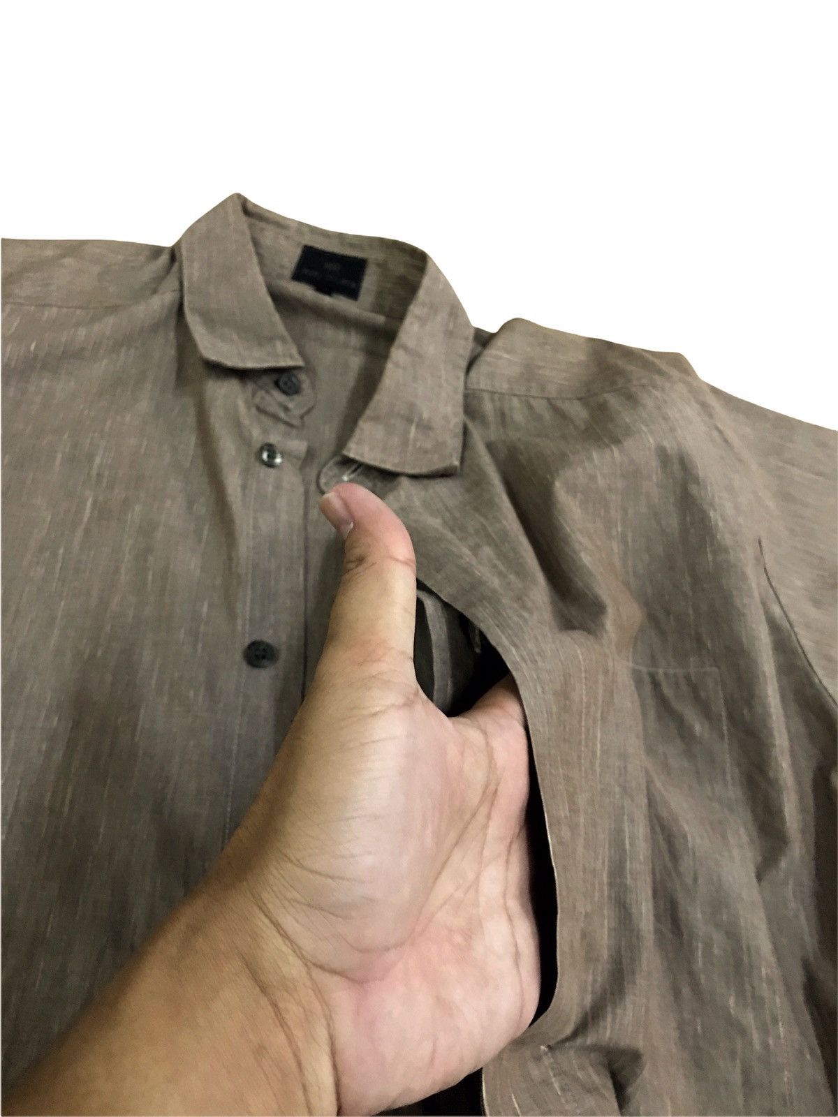 Issey Miyake Vintage Issey Miyake Oversized Hidden Pocket Shirts Size US M / EU 48-50 / 2 - 7 Thumbnail