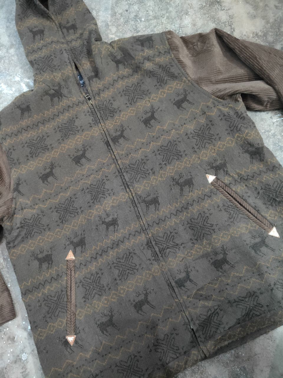 Designer × Valentino × Vintage Claudio Valentino Paris Printed Zipper Jacket Size US L / EU 52-54 / 3 - 14 Thumbnail
