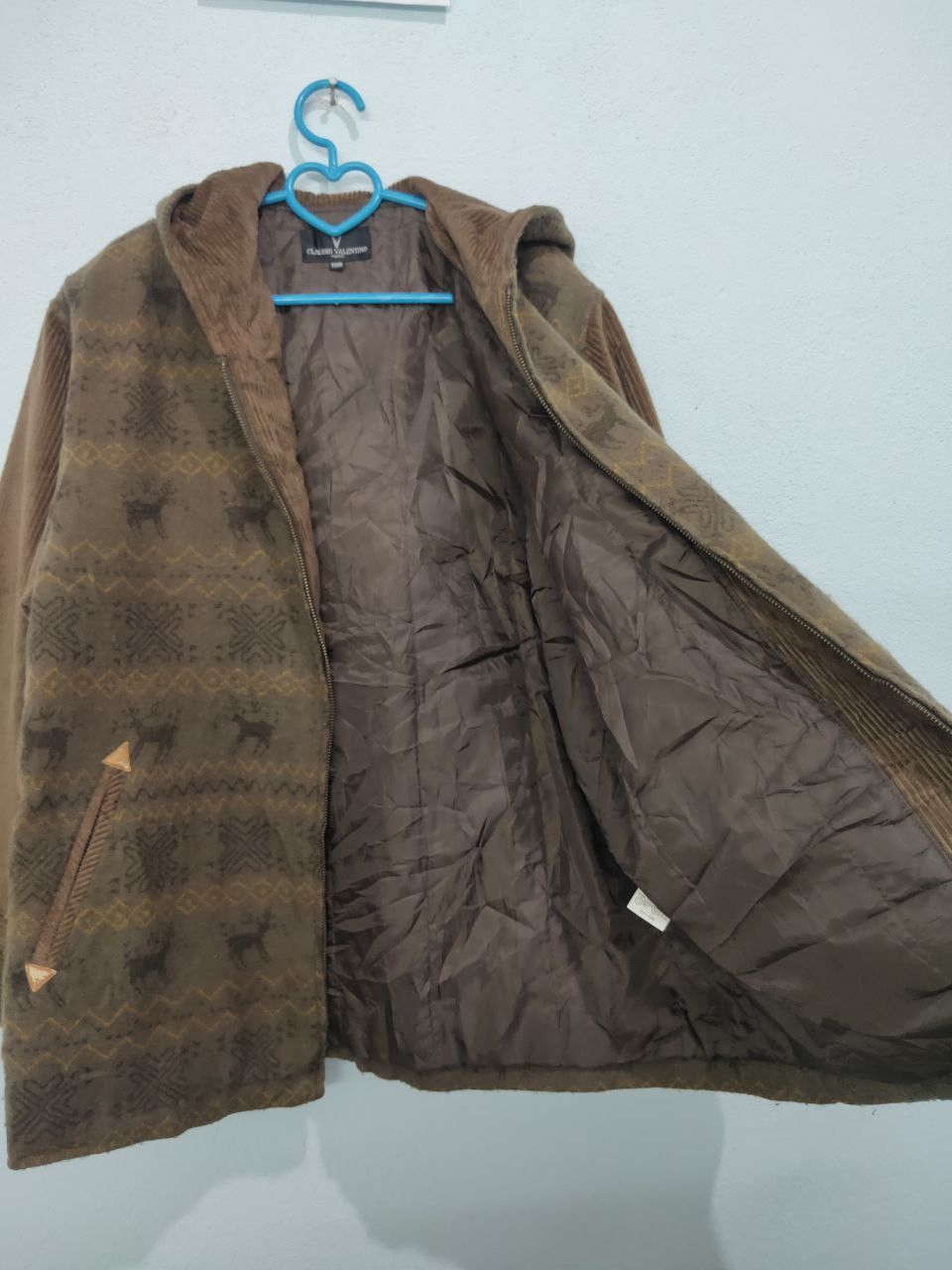 Designer × Valentino × Vintage Claudio Valentino Paris Printed Zipper Jacket Size US L / EU 52-54 / 3 - 10 Thumbnail