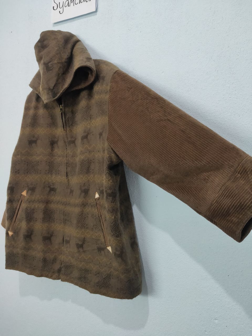Designer × Valentino × Vintage Claudio Valentino Paris Printed Zipper Jacket Size US L / EU 52-54 / 3 - 2 Thumbnail