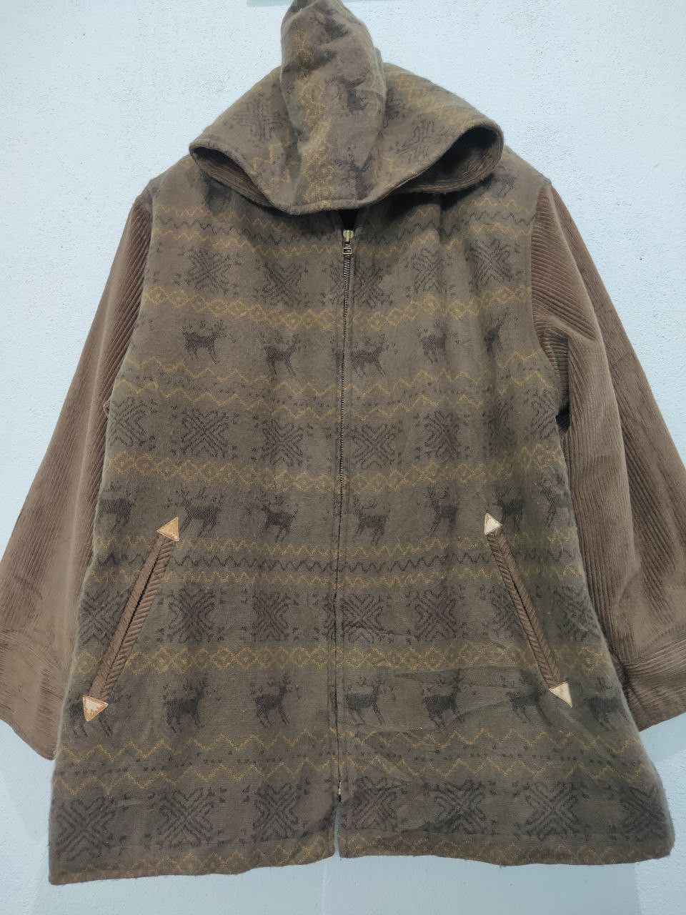 Designer × Valentino × Vintage Claudio Valentino Paris Printed Zipper Jacket Size US L / EU 52-54 / 3 - 5 Thumbnail