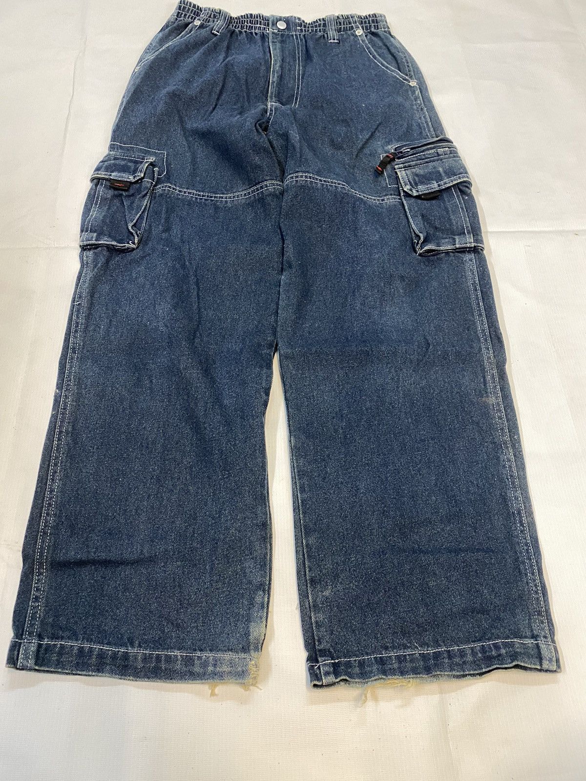 Beverly Hills Polo Club × U.S. Polo Assn. × Vintage Polo Club Denim Cargo Jeans Size US 31 - 5 Thumbnail