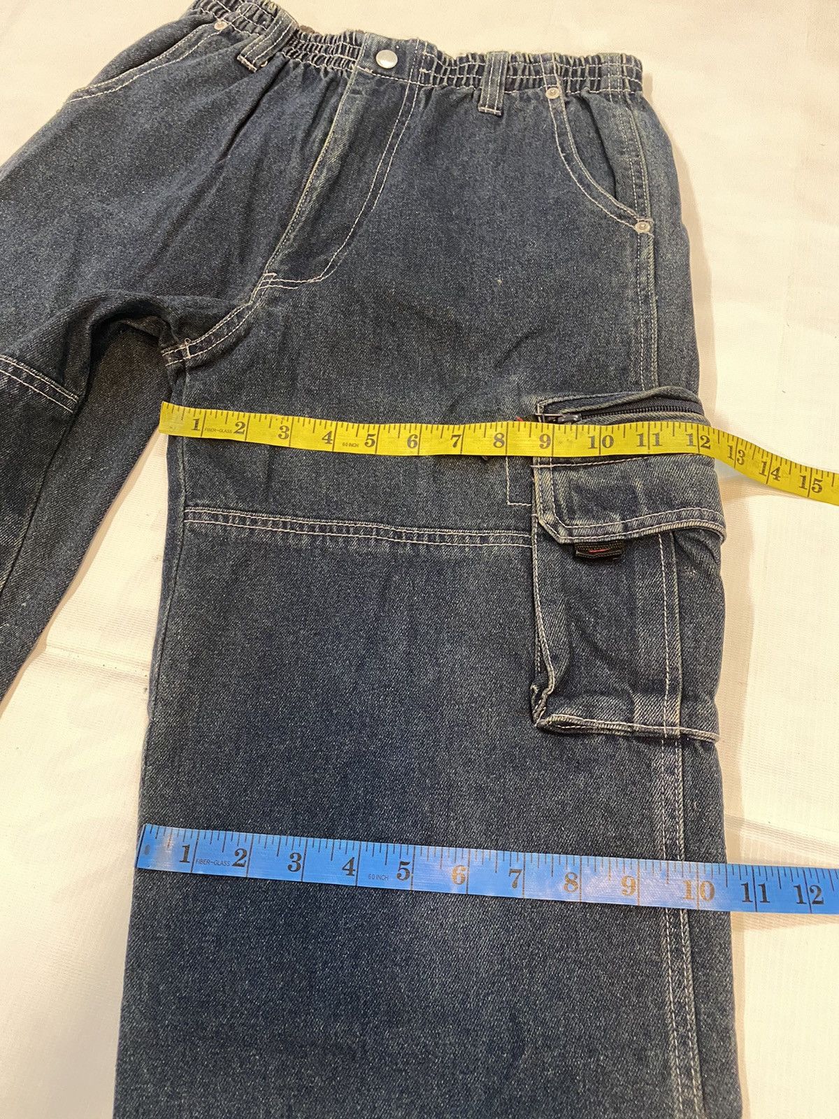 Beverly Hills Polo Club × U.S. Polo Assn. × Vintage Polo Club Denim Cargo Jeans Size US 31 - 16 Thumbnail