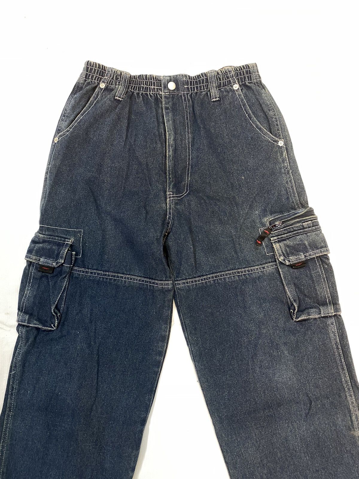 Beverly Hills Polo Club × U.S. Polo Assn. × Vintage Polo Club Denim Cargo Jeans Size US 31 - 2 Thumbnail