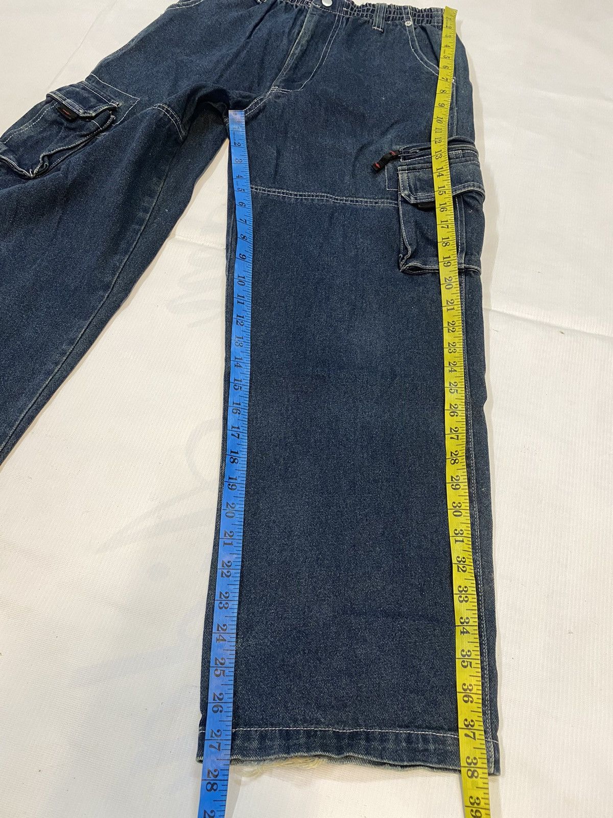 Beverly Hills Polo Club × U.S. Polo Assn. × Vintage Polo Club Denim Cargo Jeans Size US 31 - 15 Thumbnail