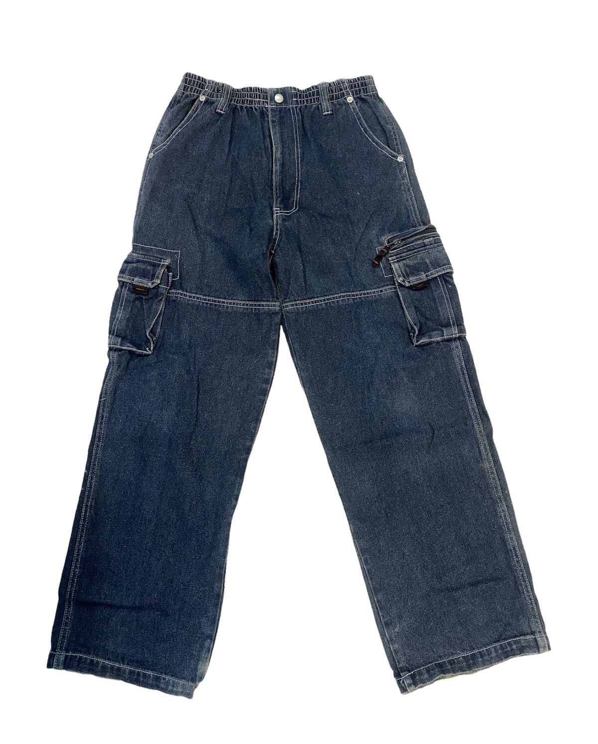 Beverly Hills Polo Club × U.S. Polo Assn. × Vintage Polo Club Denim Cargo Jeans Size US 31 - 1 Thumbnail