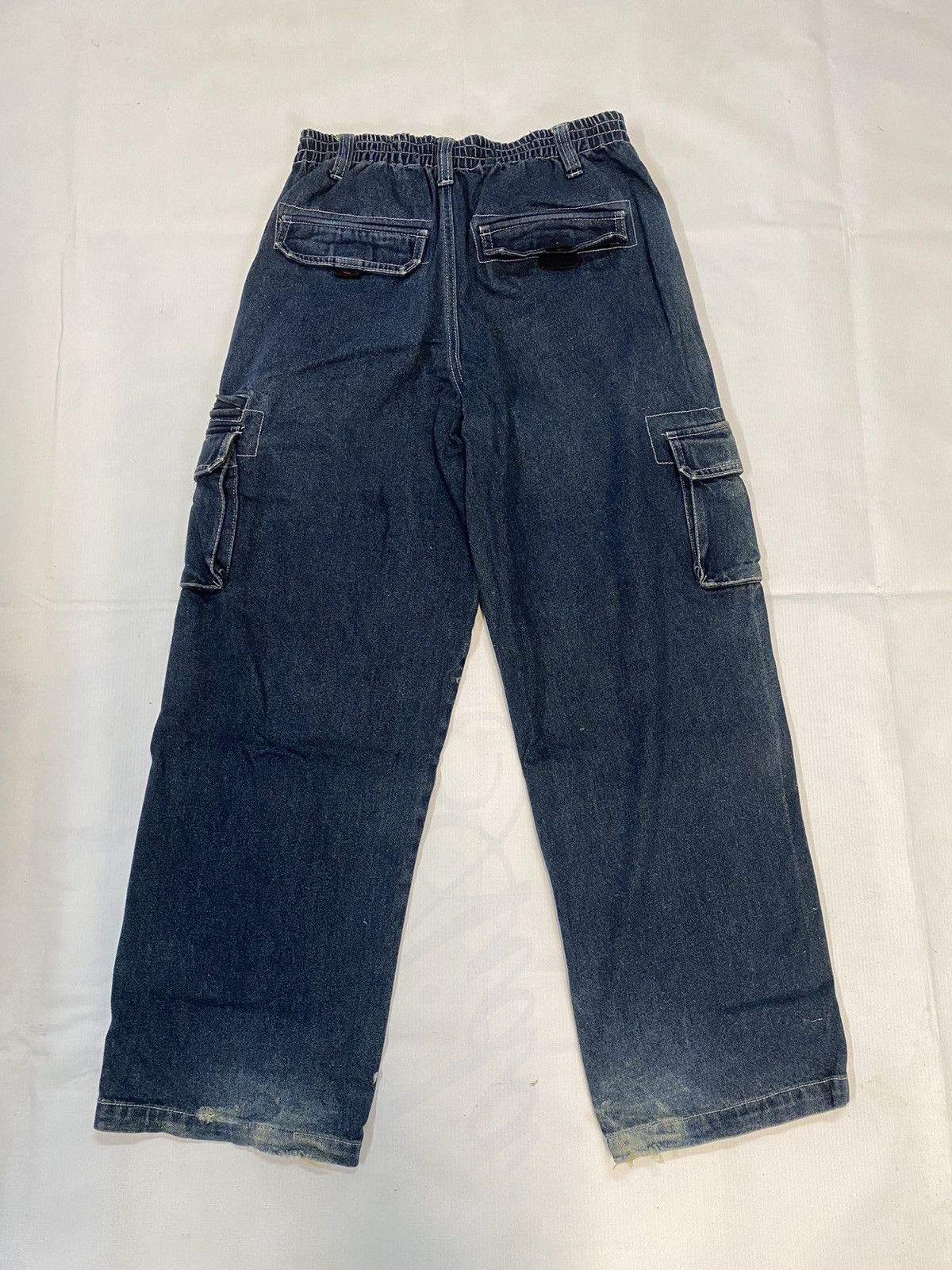 Beverly Hills Polo Club × U.S. Polo Assn. × Vintage Polo Club Denim Cargo Jeans Size US 31 - 12 Thumbnail