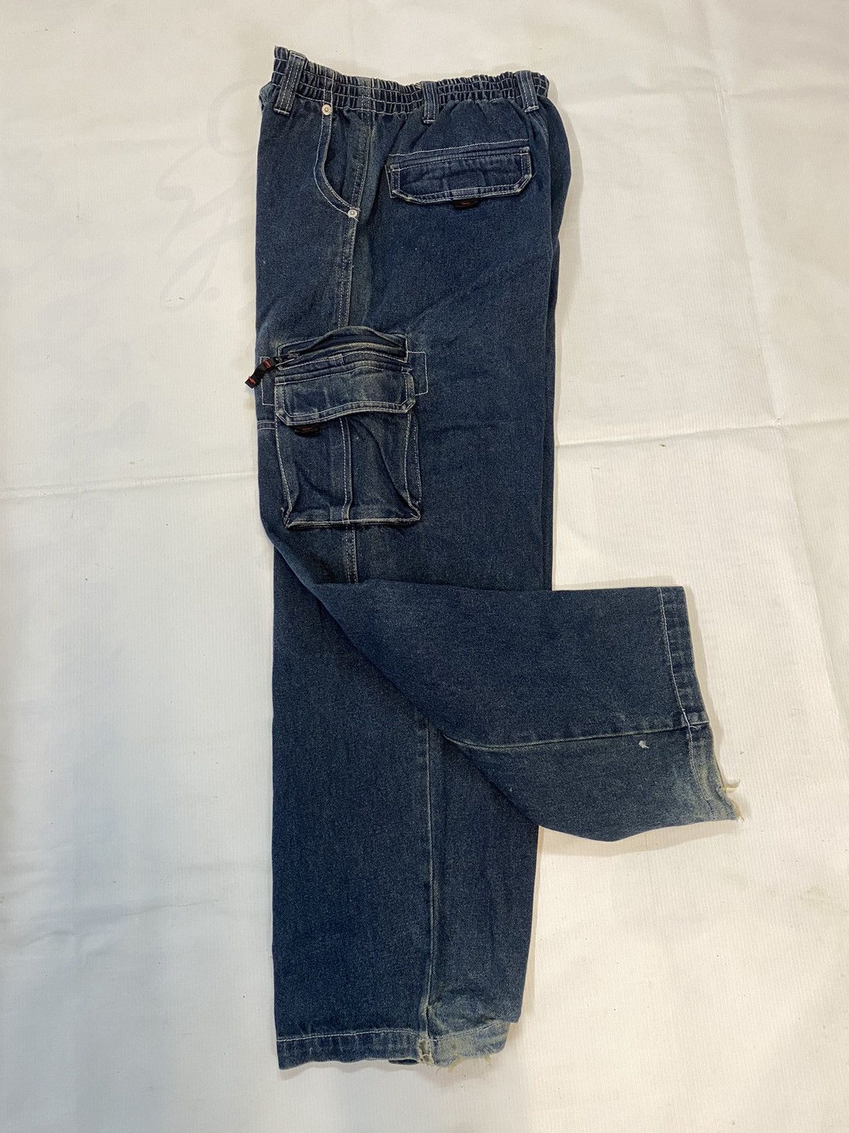 Beverly Hills Polo Club × U.S. Polo Assn. × Vintage Polo Club Denim Cargo Jeans Size US 31 - 11 Thumbnail