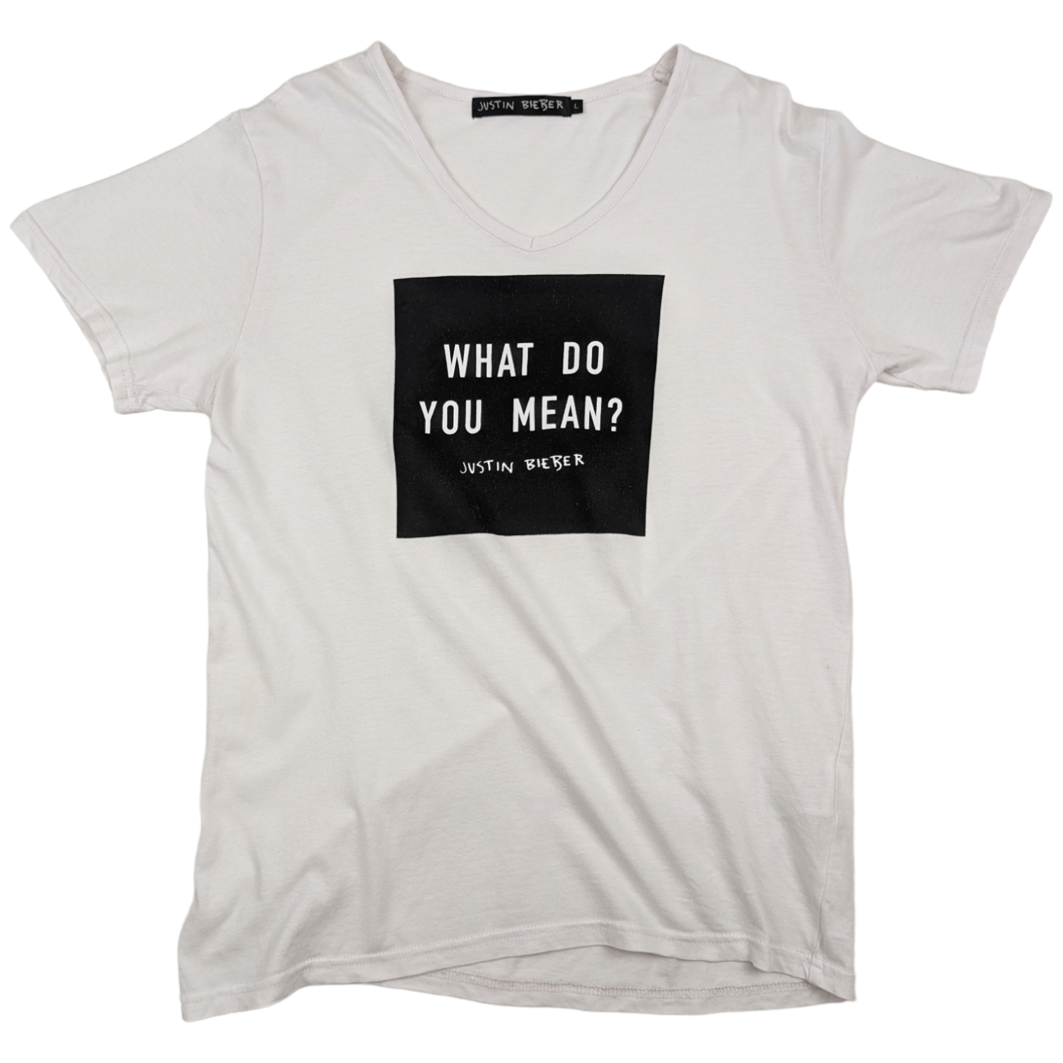 Band Tees × Justin Bieber × Rap Tees JUSTIN BIEBER What Do You Mean? T-Shirt Size US L / EU 52-54 / 3 - 2 Thumbnail