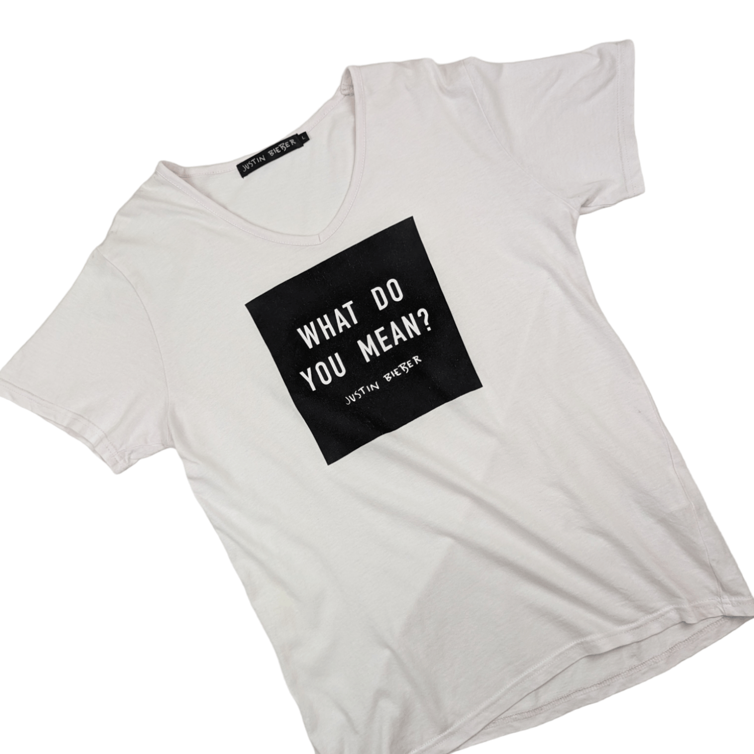 Band Tees × Justin Bieber × Rap Tees JUSTIN BIEBER What Do You Mean? T-Shirt Size US L / EU 52-54 / 3 - 3 Thumbnail