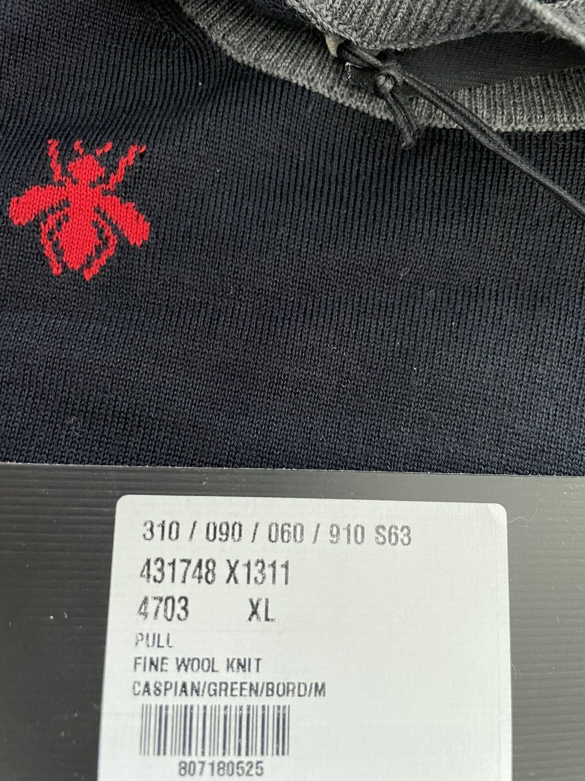 Gucci Rare Limited Iconic Super Runway Bee 🐝 Fine Wool Sweater Size US L / EU 52-54 / 3 - 13 Thumbnail