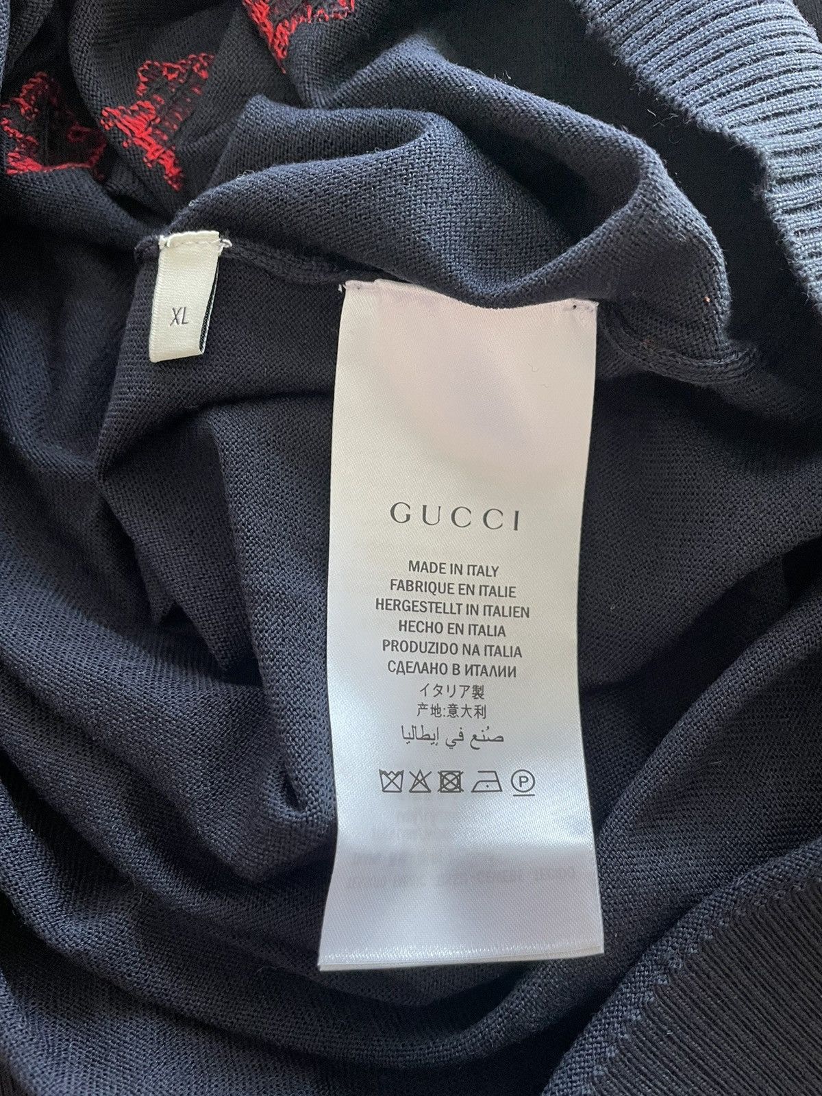 Gucci Rare Limited Iconic Super Runway Bee 🐝 Fine Wool Sweater Size US L / EU 52-54 / 3 - 9 Thumbnail