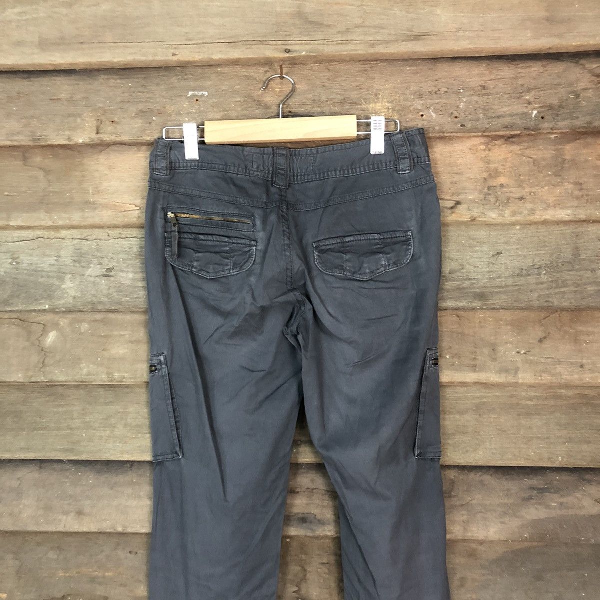 H&M DLL H&M Grey Cargo faded utility Multipocket Pants #1575 Size US 28 / EU 44 - 10 Thumbnail