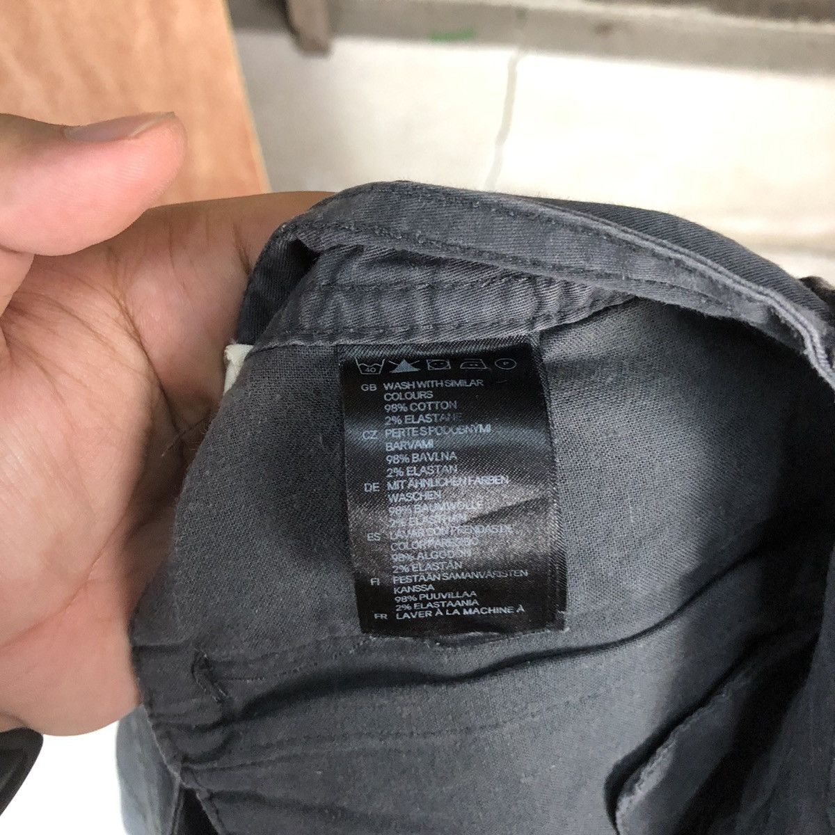 H&M DLL H&M Grey Cargo faded utility Multipocket Pants #1575 Size US 28 / EU 44 - 17 Thumbnail