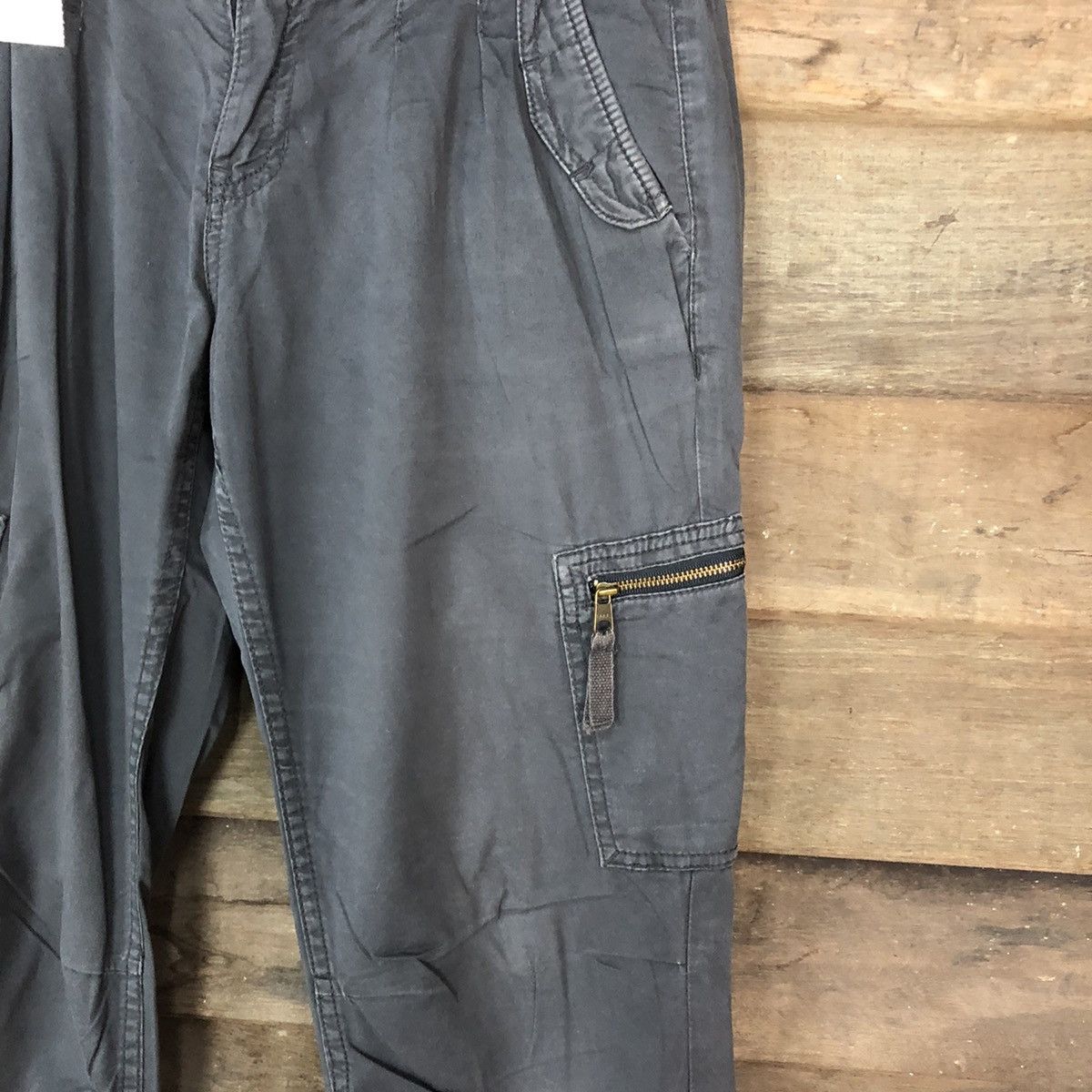 H&M DLL H&M Grey Cargo faded utility Multipocket Pants #1575 Size US 28 / EU 44 - 5 Thumbnail