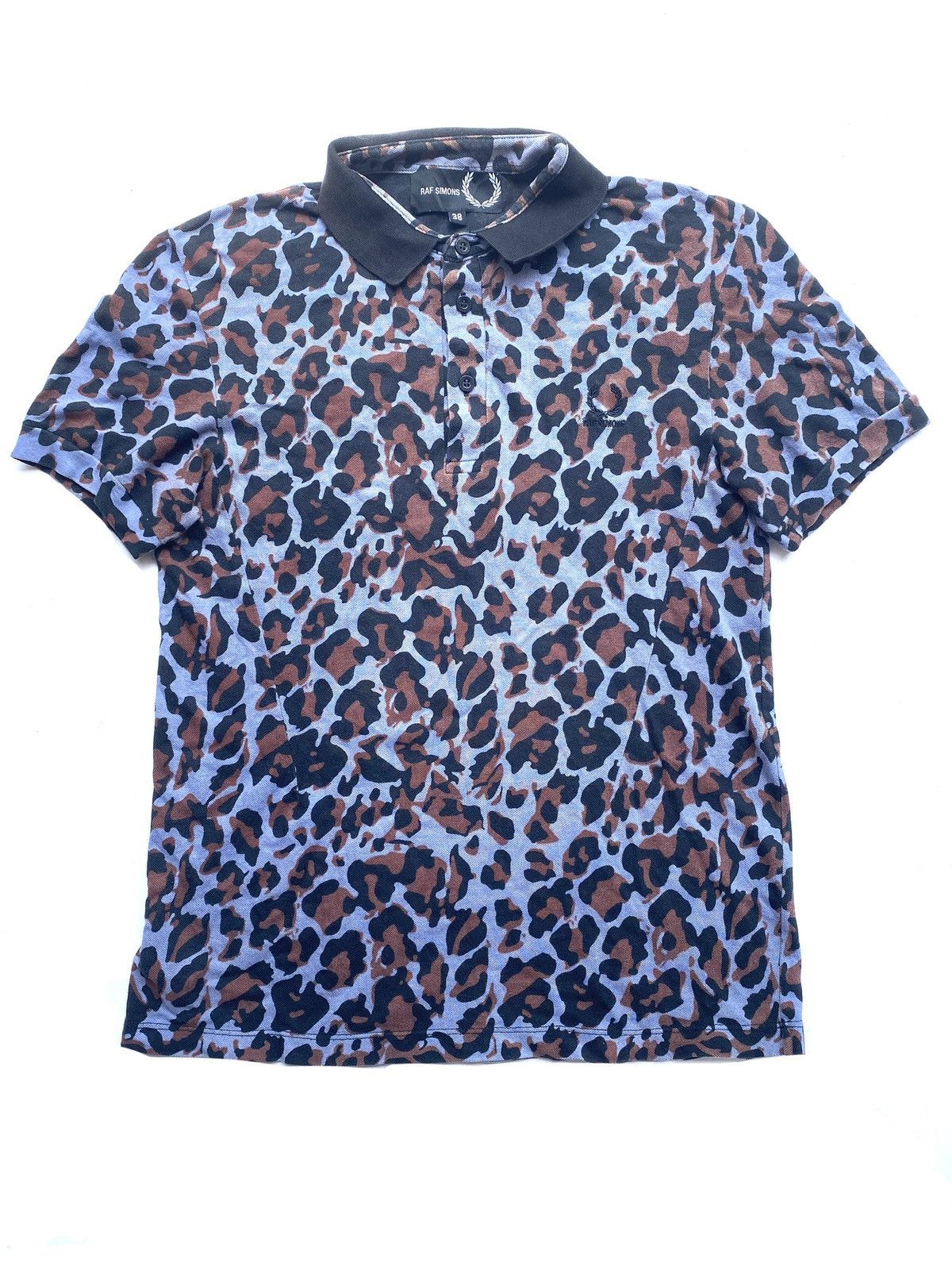 Fred Perry × Raf Simons SS13 Leopard Polo Size US S / EU 44-46 / 1 - 3 Thumbnail