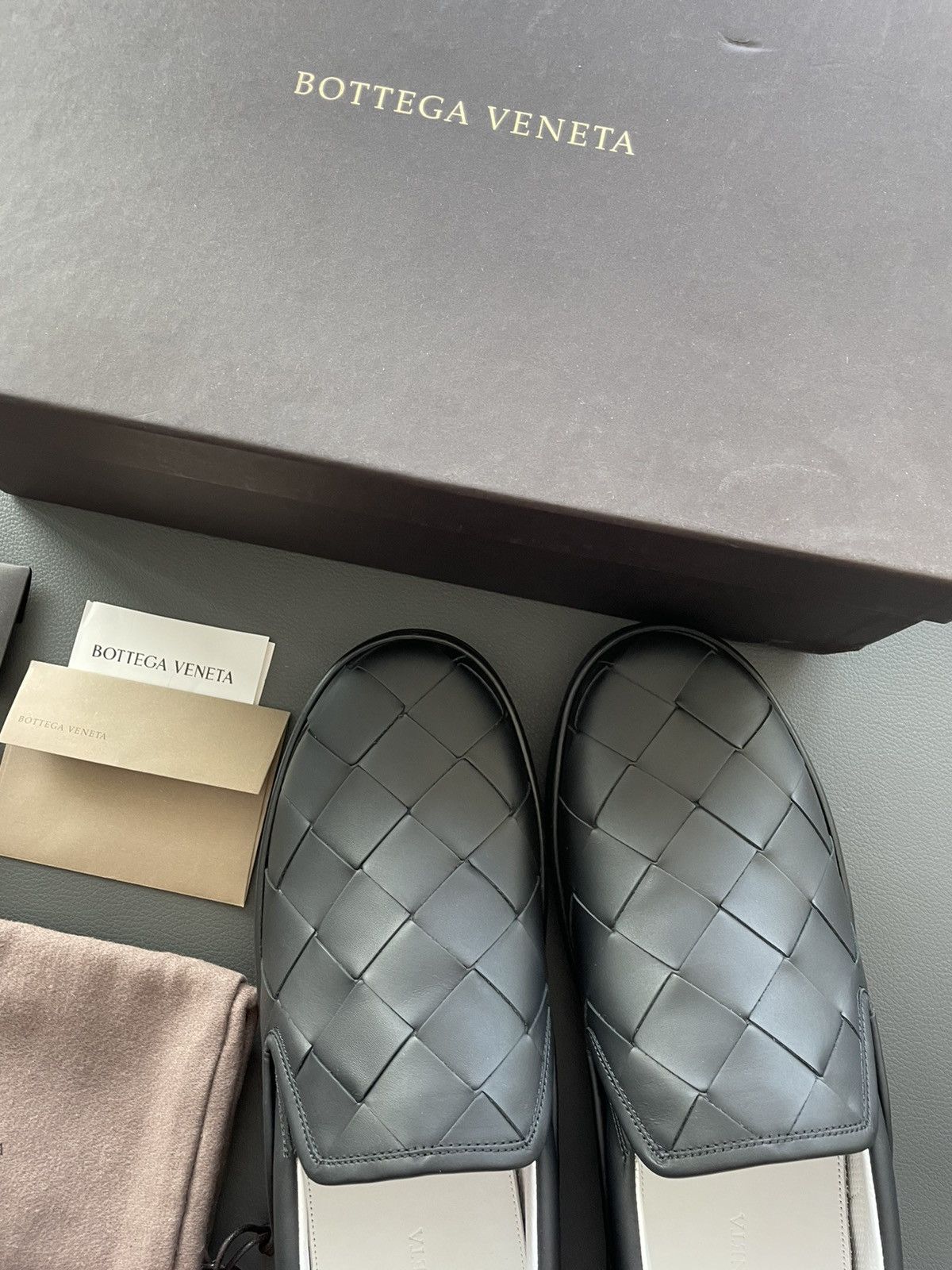 Bottega Veneta Rare BrandNew Daniel Lee Classic Intrecciato Leather Loafer Size US 12 / EU 45 - 4 Thumbnail