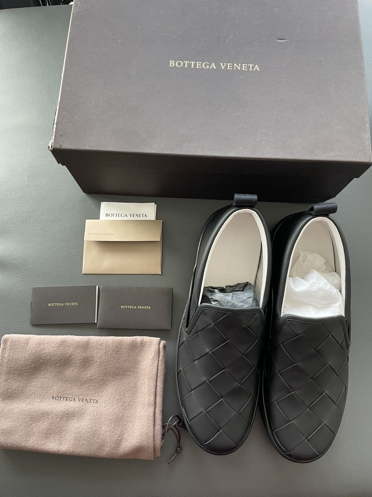 Bottega Veneta Rare BrandNew Daniel Lee Classic Intrecciato Leather Loafer Size US 12 / EU 45 - 12 Thumbnail