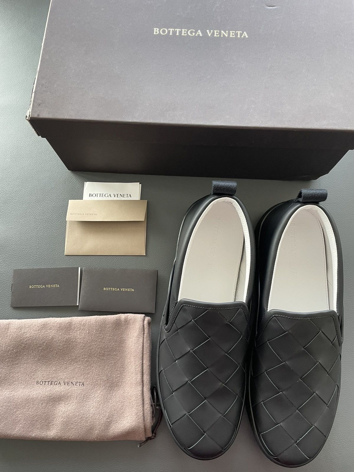 Bottega Veneta Rare BrandNew Daniel Lee Classic Intrecciato Leather Loafer Size US 12 / EU 45 - 13 Thumbnail